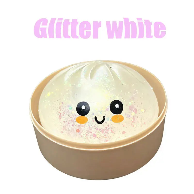 π Sparkling Halloween Ghost Squeeze Toy | Soft Stress-Relief Toy | Portable Hand-Held Stress Reliever