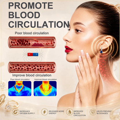 (SPECIAL OFFER – LAST DAY: 80% off 🔥)  Germanium and magnesium earrings – Lymphatic vitality and magnetic therapy