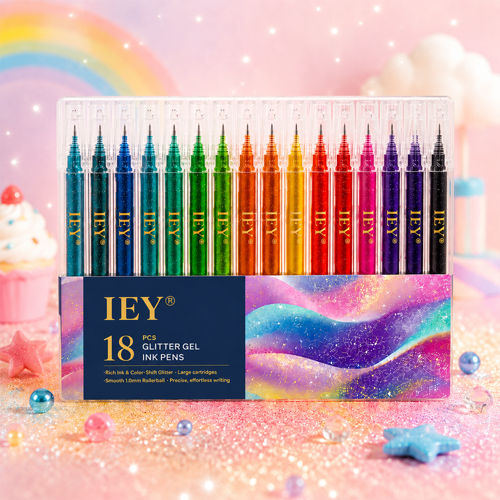 👑Popcorn IEY® 3D Puffy Pens 18-Color Set | Magical Coloring Pens That “Rise” After Drawing | Kids’ Early Learning DIY Craft Gift Set