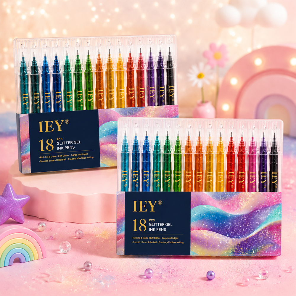 👑Popcorn IEY® 3D Puffy Pens 18-Color Set | Magical Coloring Pens That “Rise” After Drawing | Kids’ Early Learning DIY Craft Gift Set
