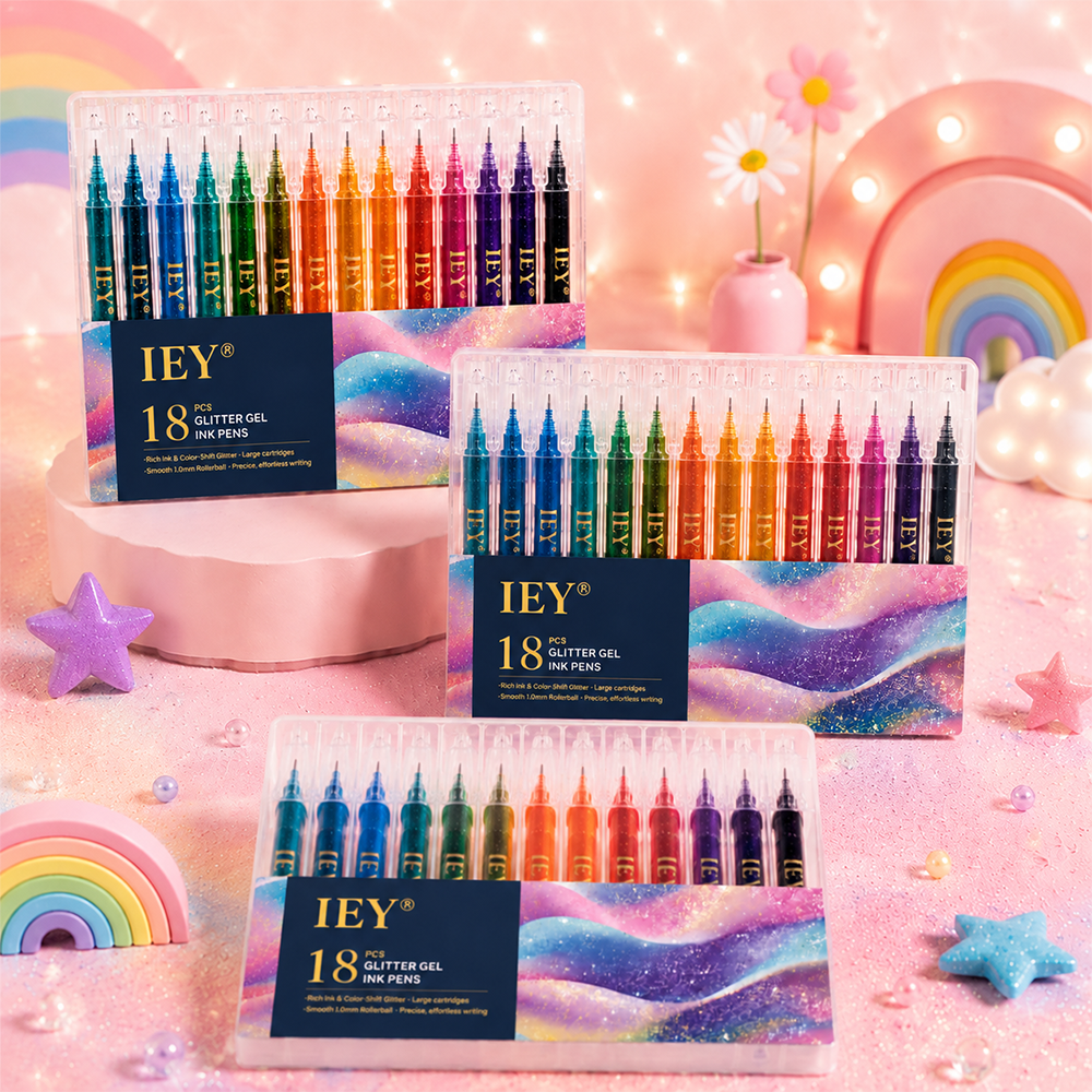 👑Popcorn IEY® 3D Puffy Pens 18-Color Set | Magical Coloring Pens That “Rise” After Drawing | Kids’ Early Learning DIY Craft Gift Set