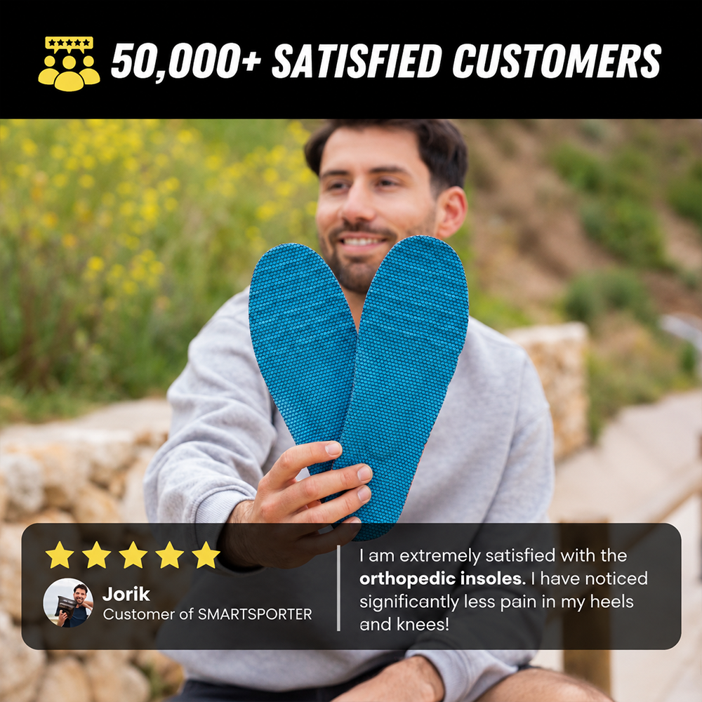 👣 Orthopedic Arch Support Insoles – All-Day Comfort for Tired, Aching Feet