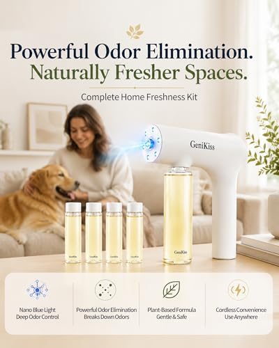 GeniKiss Bio-Enzyme Deodorizer & Fine-Mist Sprayer