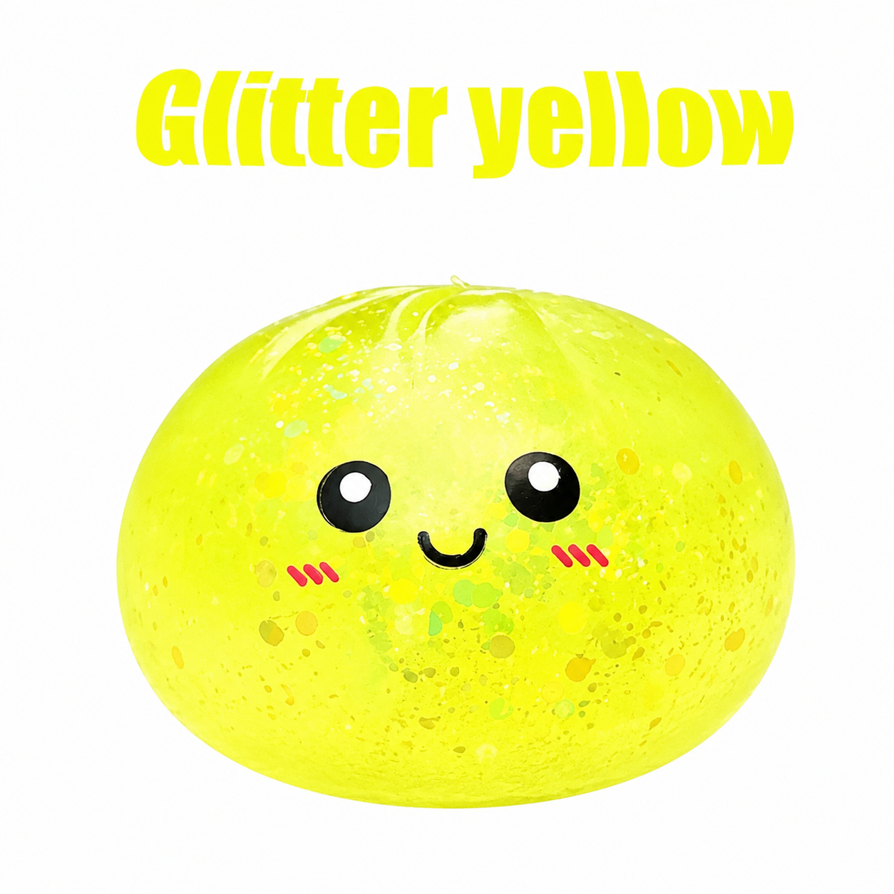🌈 Sparkling Halloween Ghost Squeeze Toy | Soft Stress-Relief Toy | Portable Hand-Held Stress Reliever