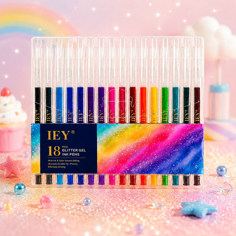👑Popcorn IEY® 3D Puffy Pens 18-Color Set | Magical Coloring Pens That “Rise” After Drawing | Kids’ Early Learning DIY Craft Gift Set