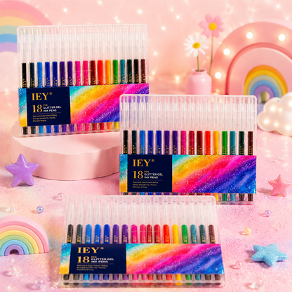 👑Popcorn IEY® 3D Puffy Pens 18-Color Set | Magical Coloring Pens That “Rise” After Drawing | Kids’ Early Learning DIY Craft Gift Set