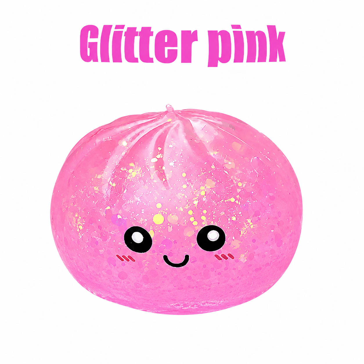 🌈 Sparkling Halloween Ghost Squeeze Toy | Soft Stress-Relief Toy | Portable Hand-Held Stress Reliever